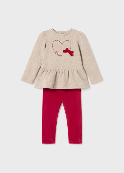 Baby velvet legging 2-piece set Ref.  13-02765-088