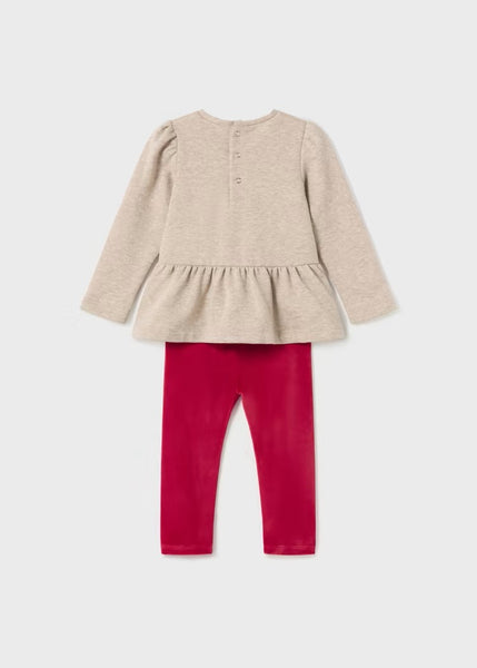 Baby velvet legging 2-piece set Ref.  13-02765-088