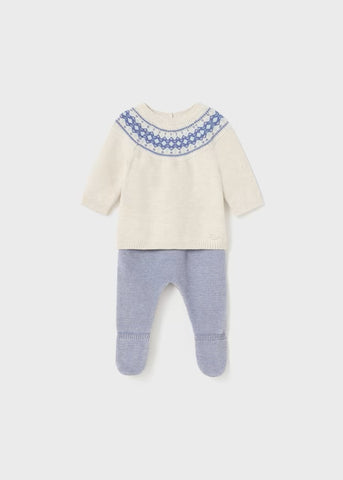 Newborn Better Cotton 2-piece tricot set Ref.  13-02509-041