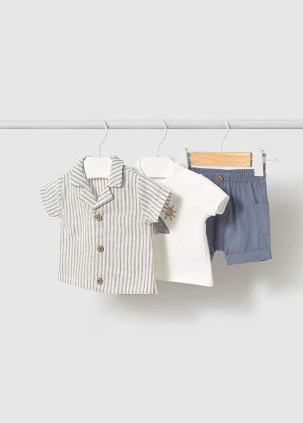 3-piece set with newborn overshirt Ref.  25-01205-046