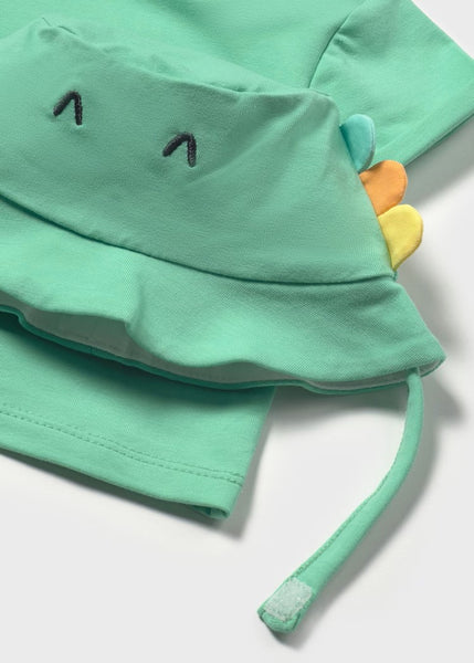 3-piece newborn printed overall set Ref.  25-01624-086