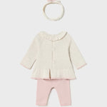 طقم قطني ثلاثي القطع للمواليد من Better Cotton - تصميم Tricot مرجع. 13-02743-022
