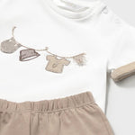 4-piece newborn shorts set Ref.  25-01610-027
