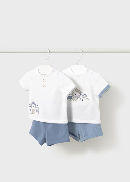 4-piece newborn shorts set Ref.  25-01610-027