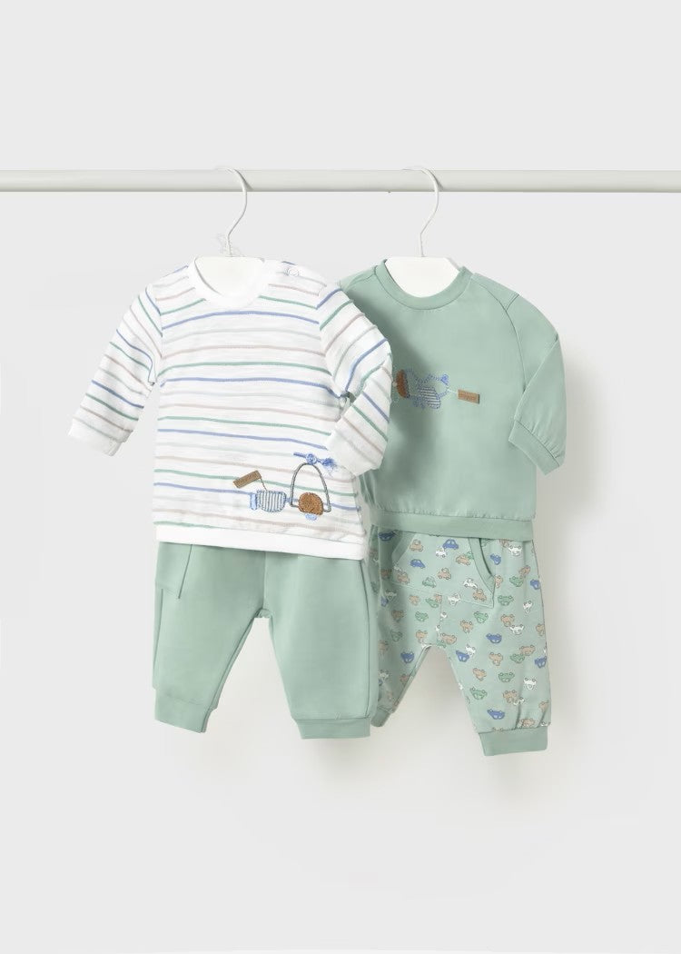 4-piece newborn long pants set Ref.  25-01612-063