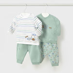 4-piece newborn long pants set Ref.  25-01612-063