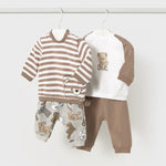 4-piece newborn long pants set Ref.  25-01612-062