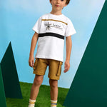 Boy Cargo Shorts and T-Shirt Set Ref. 25-3605-086
