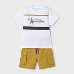 Boy Cargo Shorts and T-Shirt Set Ref. 25-3605-086