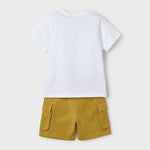 Boy Cargo Shorts and T-Shirt Set Ref. 25-3605-086