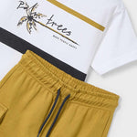 Boy Cargo Shorts and T-Shirt Set Ref. 25-3605-086