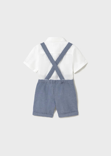 Baby Bermuda shorts and shirt set with bow tie Ref.  25-01250-033