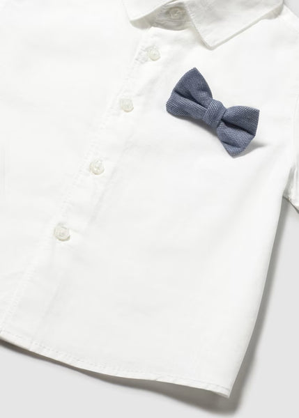 Baby Bermuda shorts and shirt set with bow tie Ref.  25-01250-033