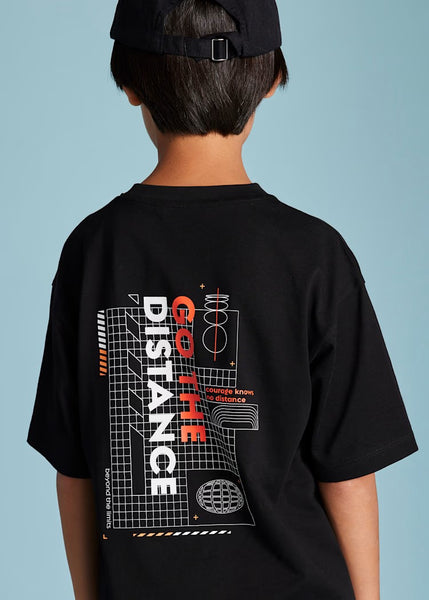 Bermuda shorts and t-shirt set with back print for boys Ref.  25-06681-019