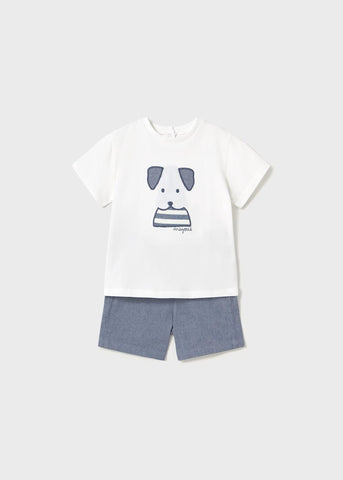 Baby dog shorts and t-shirt set Ref.  25-01252-036