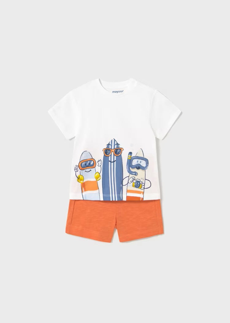 Baby surf shorts and t-shirt set Ref.  25-01656-024