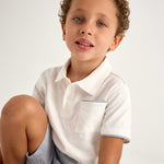 Boy's Bermuda shorts and polo shirt set Ref.  25-03232-036