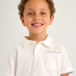 Boy's Bermuda shorts and polo shirt set Ref.  25-03232-036