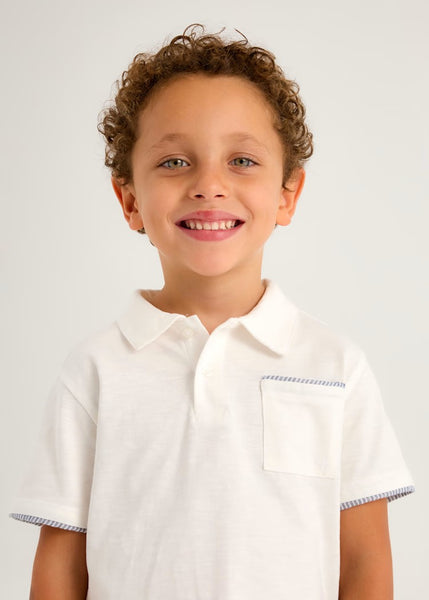 Boy's Bermuda shorts and polo shirt set Ref.  25-03232-036