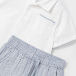 Boy's Bermuda shorts and polo shirt set Ref.  25-03232-036