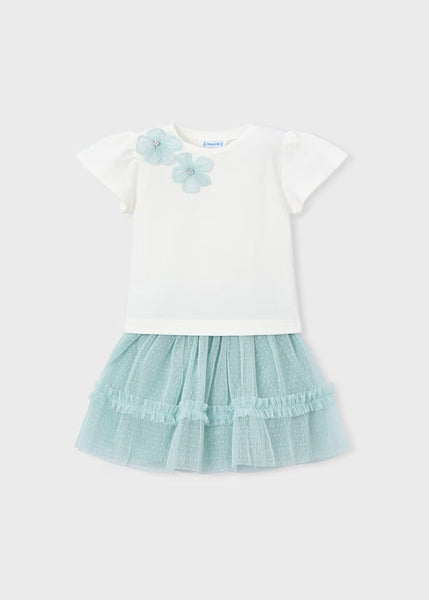 tulle skirt and t-shirt set for girls Ref.  26-3946-80