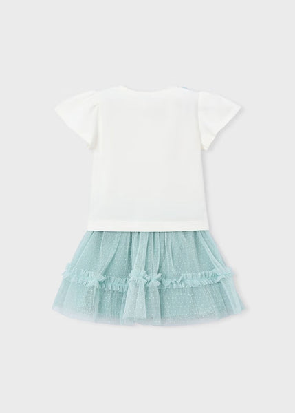tulle skirt and t-shirt set for girls Ref.  26-3946-80
