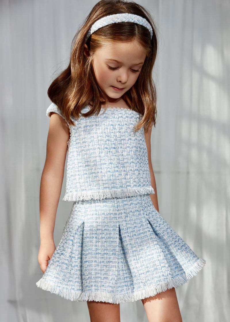 Tweed skirt set for girls Ref.  26-5059-11
