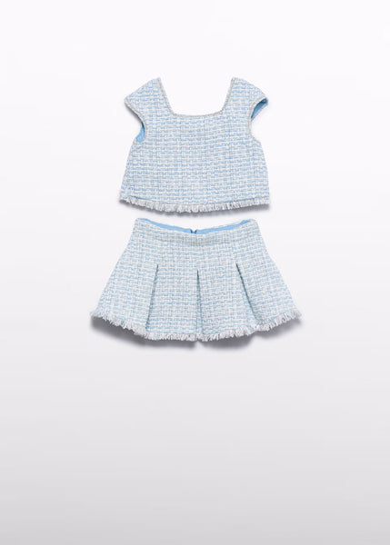 Tweed skirt set for girls Ref.  26-5059-11