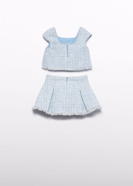Tweed skirt set for girls Ref.  26-5059-11