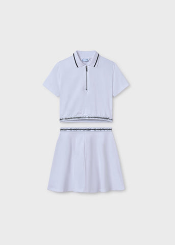 Girl's skirt and polo shirt set Ref.  25-06988-030