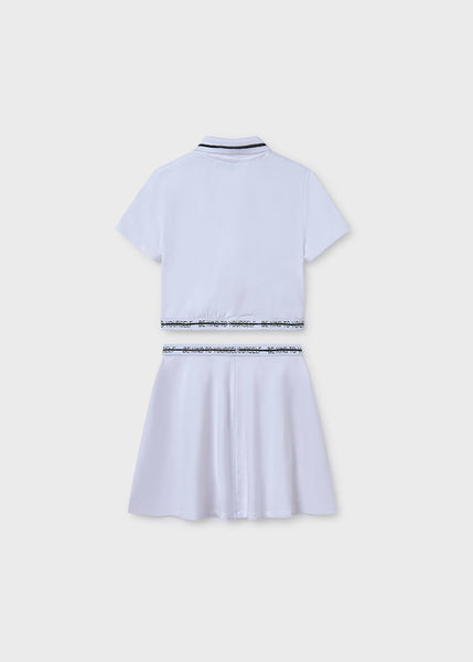 Girl's skirt and polo shirt set Ref.  25-06988-030