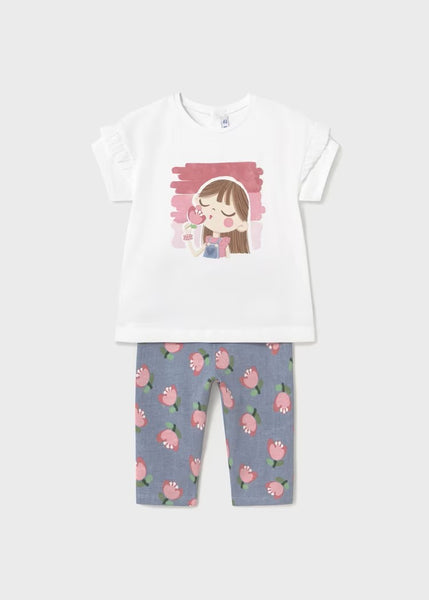 Printed legging and baby t-shirt set Ref.  25-01739-038