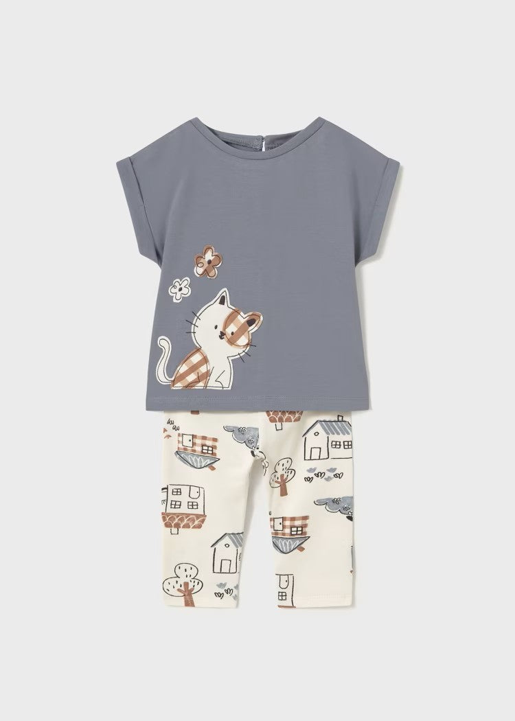Printed legging and baby t-shirt set Ref.  25-01738-034
