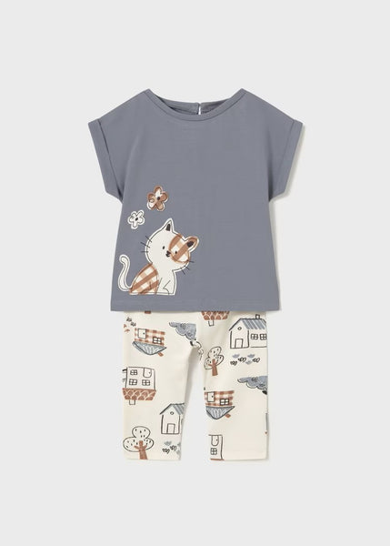 Printed legging and baby t-shirt set Ref.  25-01738-034