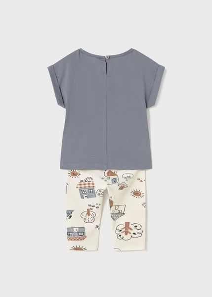 Printed legging and baby t-shirt set Ref.  25-01738-034
