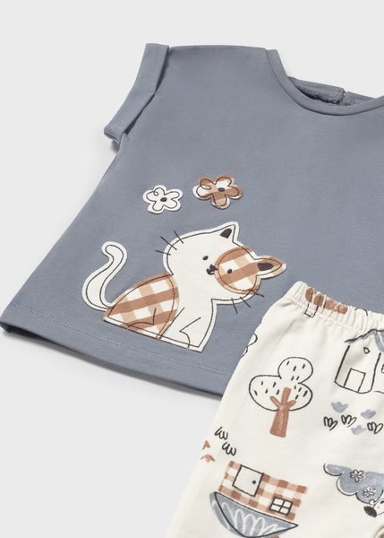 Printed legging and baby t-shirt set Ref.  25-01738-034
