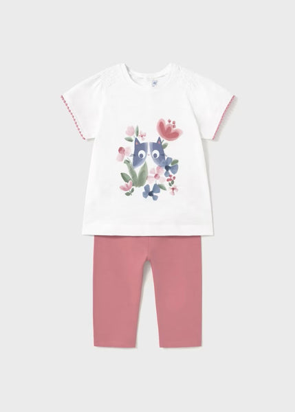 Plain legging and baby t-shirt set Ref.  25-01736-069