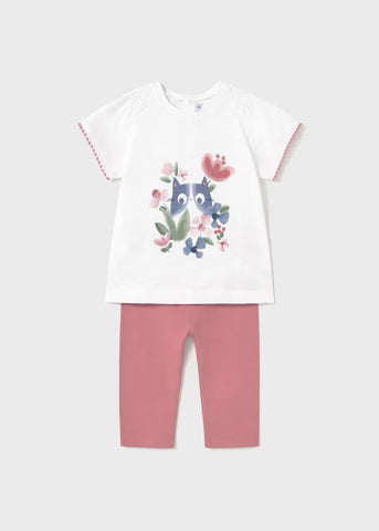 Plain legging and baby t-shirt set Ref.  25-01736-069