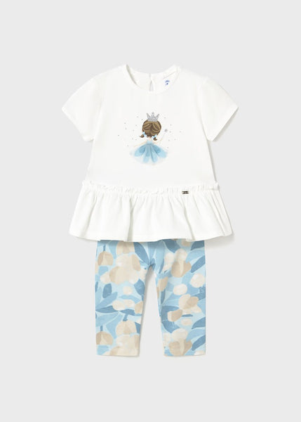 Baby leggings and ruffled t-shirt set Ref.  25-01735-029