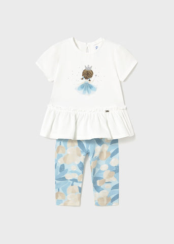 Baby leggings and ruffled t-shirt set Ref.  25-01735-029