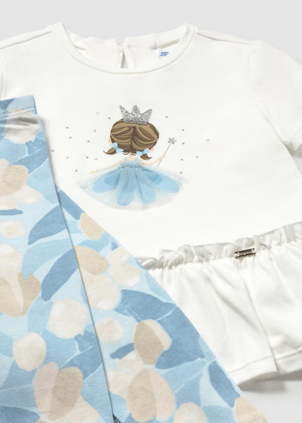 Baby leggings and ruffled t-shirt set Ref.  25-01735-029