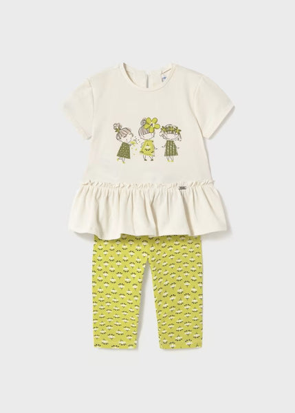 Baby leggings and ruffled t-shirt set Ref.  25-01735-029