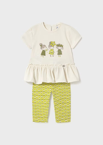 Baby leggings and ruffled t-shirt set Ref.  25-01735-029
