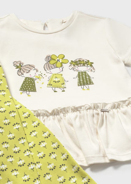 Baby leggings and ruffled t-shirt set Ref.  25-01735-029