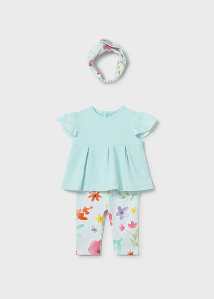 Printed leggings set with newborn band Ref.  26-1735-57