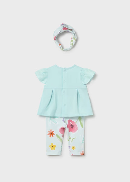 Printed leggings set with newborn band Ref.  26-1735-57