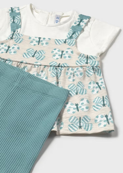 Baby shorts and t-shirt set with overlay Ref.  25-01229-082