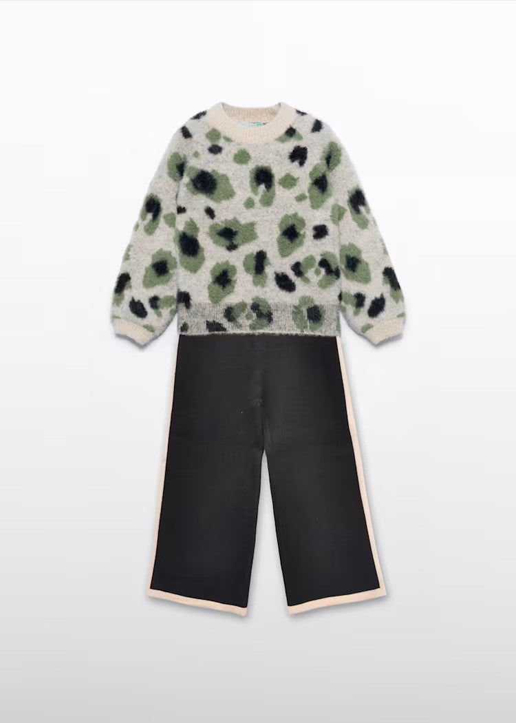 Leopard print pants set for girls Ref.  15-5733-01