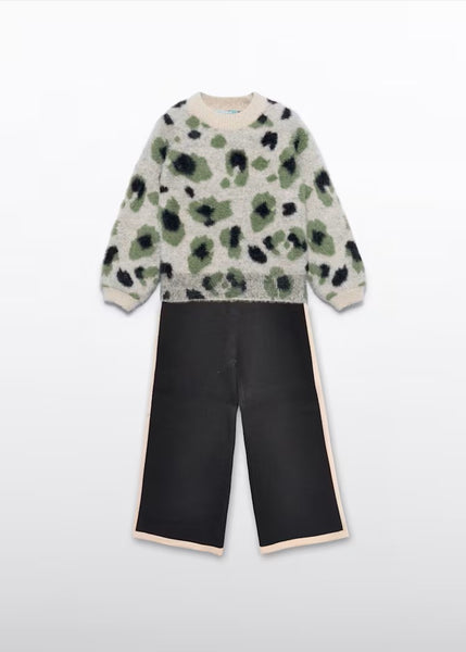 Leopard print pants set for girls Ref.  15-5733-01