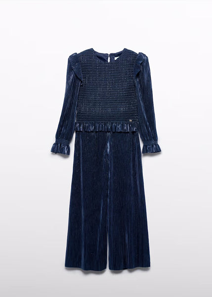 sparkly pleated knit trouser set for girls Ref.  15-5731-04